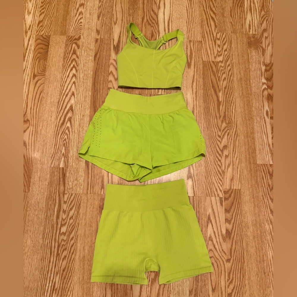 H&M Lime Green Sports Set of 3